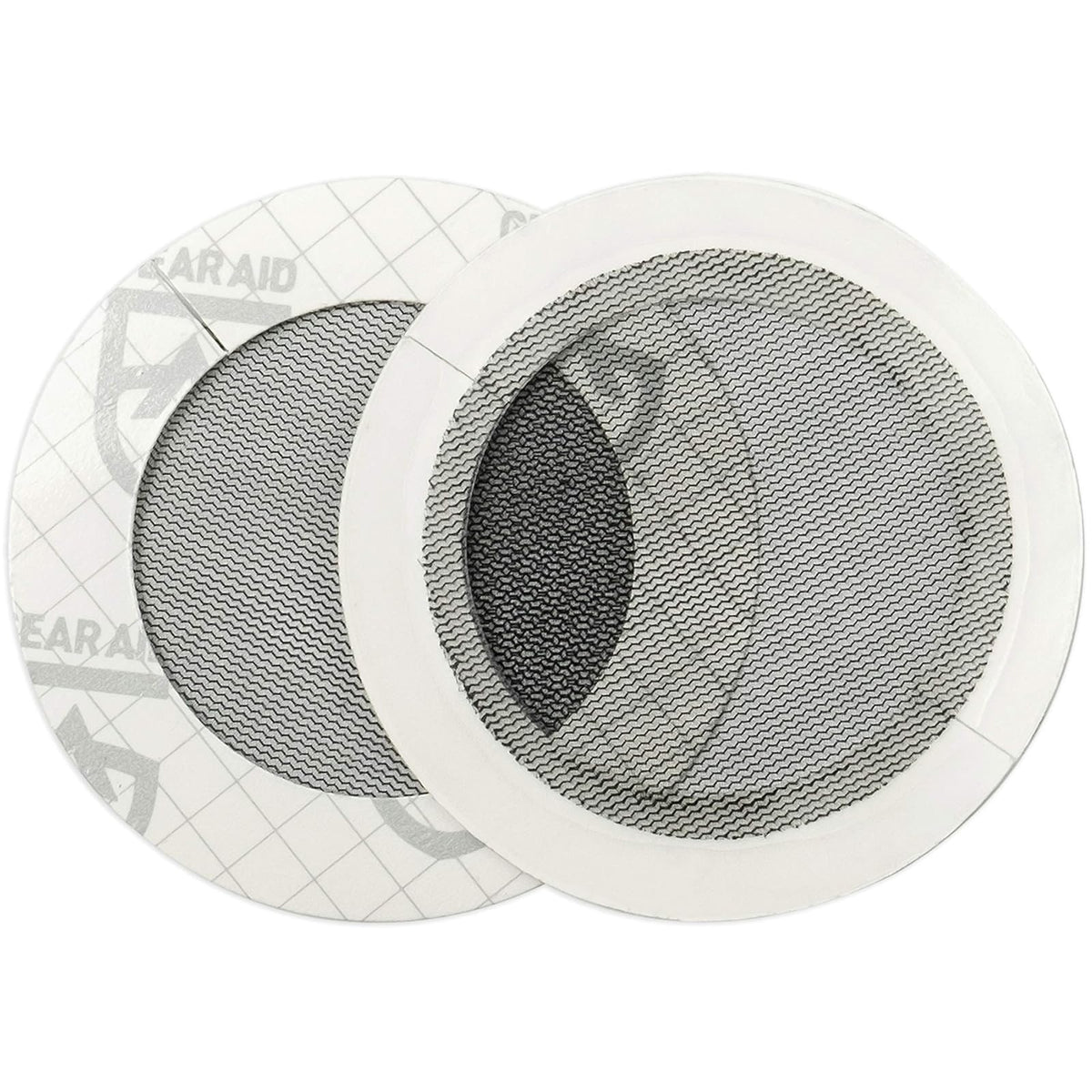 GEAR AID 1 paquete (2 parches), malla negra - 1 paquete (2 parches)