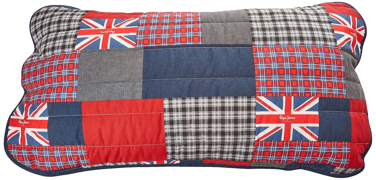 Pepe Jeans, Quilt King 100% Algodón, Color Azul, Ren.