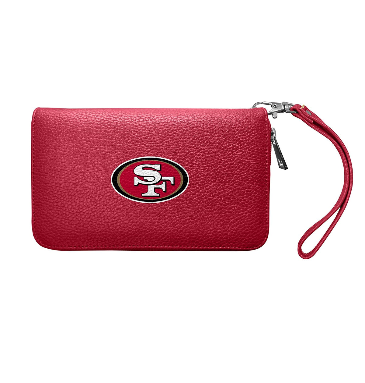 Littlearth NFL - portafolios organizadora Suave de guijarros para Mujer, portafolios con Cierre de Cierre, muñeca, 4 x 7.5 x 1 Pulgadas, Color del Equipo