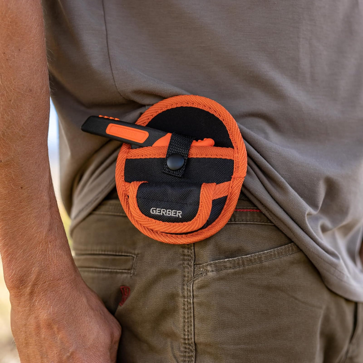 Gerber Gear Vital - Cuchillo utilitario con cierre, hoja de borde liso de acero inoxidable, piel de procesamiento de juegos y cuchillo intestinal para caza