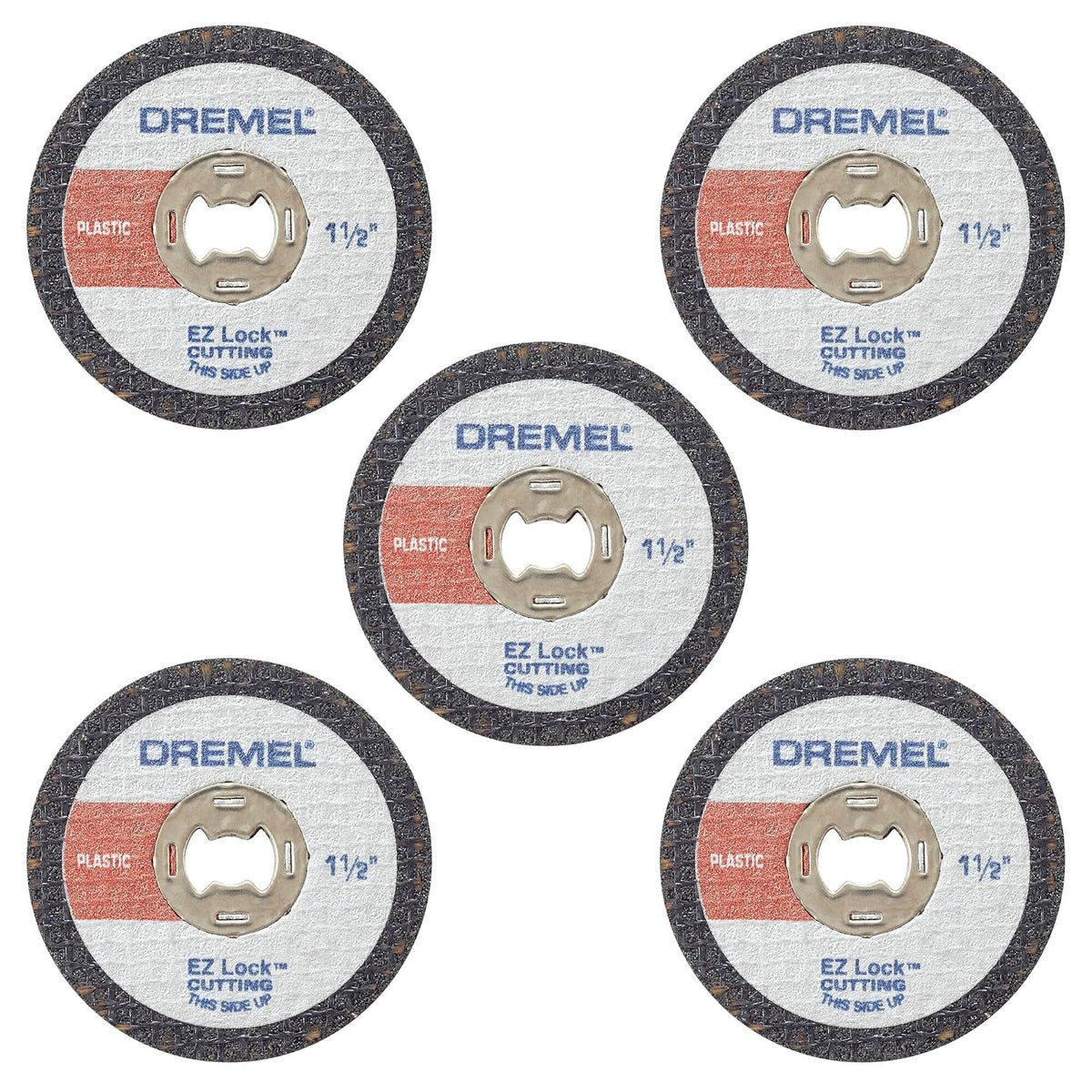 Dremel EZ544 Disco de Corte para Madera, Sistema EZ Lock - Paquete de 1 - EZ Lock - Reforzado con fibra de vidrio - Corte de plástico