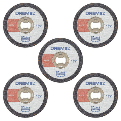 Dremel EZ544 Disco de Corte para Madera, Sistema EZ Lock - Paquete de 1 - EZ Lock - Reforzado con fibra de vidrio - Corte de plástico