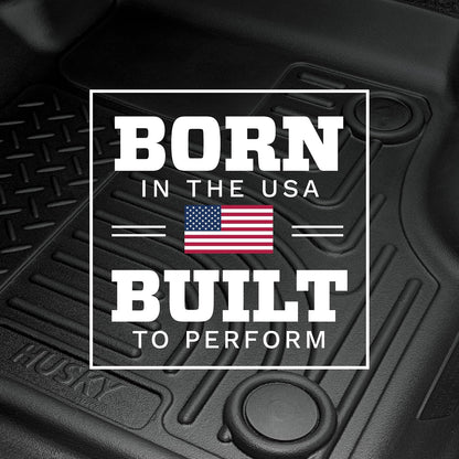 14-18 Chevrolet Silverado/GMC Sierra, Crew/Cabina Doble, Negro, Floor Liners - Front