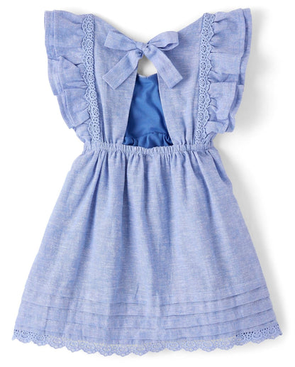 Gymboree Y Vestidos de suéter de Manga Corta para niños pequeños Atuendo de Jugador para Niñas
