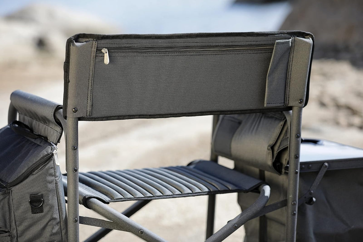 Picnic Time 807-00-679-000-0 Silla Plegable, Color Negro