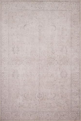 Loloi II Loren Collection LQ-12 Sand 2'-6" x 7'-6" Runner Rug