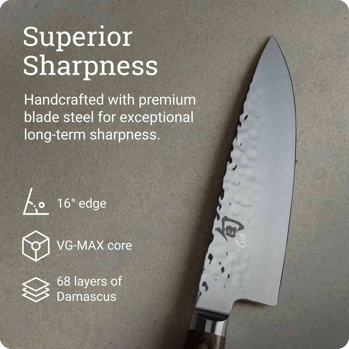 Shun TDM0723 Premier Chef Knife, 6-Inch