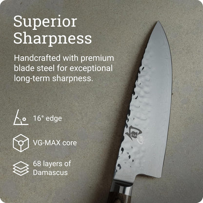 Shun TDM0723 Premier Chef Knife, 6-Inch
