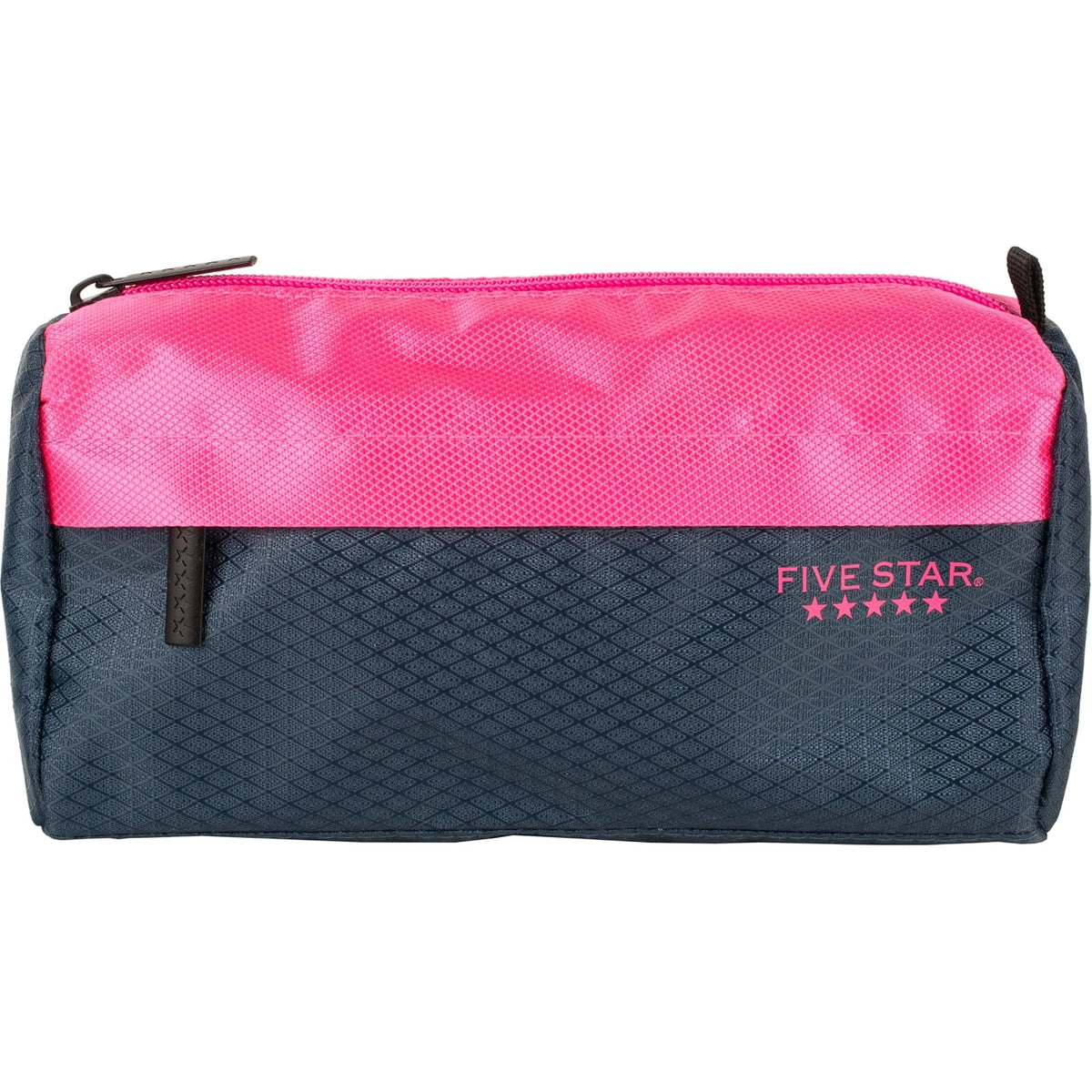 Five Star - Estuche para lápices, estuche para bolígrafos, bolsa con cierre de 9 bolsillos, organizador de almacenamiento para suministros escolares, auriculares, cargadores, cables, maquillaje, azul - Azul Marino - Rosa