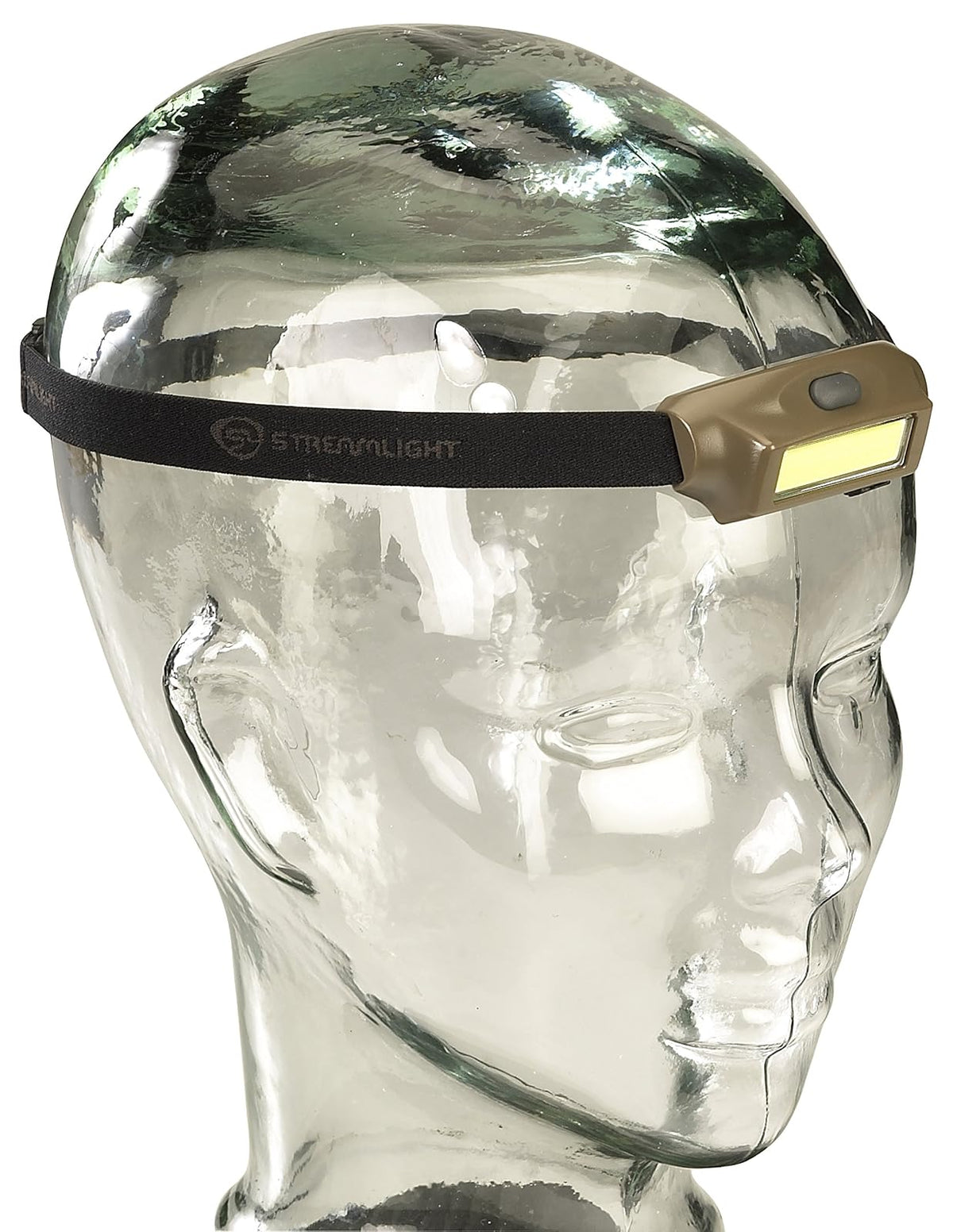 Streamlight 61707 Bandit 180-Lúmenes LED Linterna Frontal Recargable USB con Clip para Gorro y Correa, Coyote