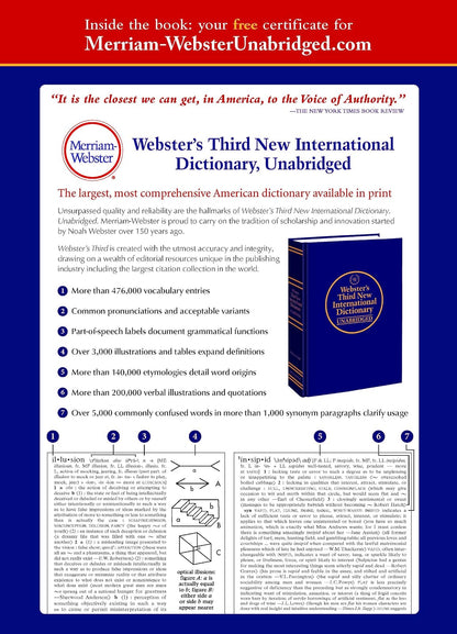 Webster's Third New International Dictionary, Unabridged