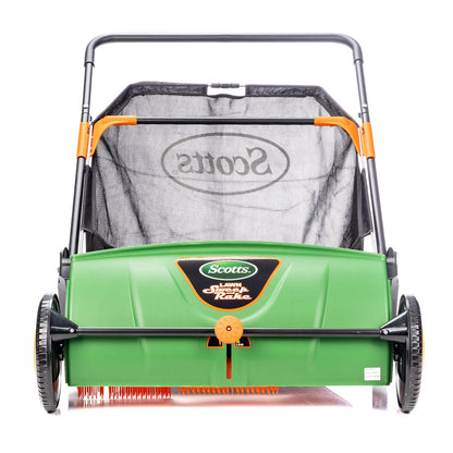 Scotts LSW70026S - Barredora de césped para Exteriores de 26 Pulgadas, Color Negro y Verde