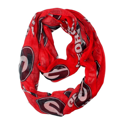 NCAA Infinity Bufanda - Color Estándar - Georgia Bulldogs