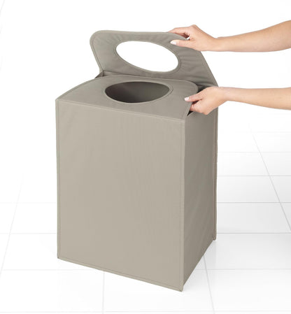 Brabantia 104282 Bolsa para Ropa Sucia Rectangular, Gris