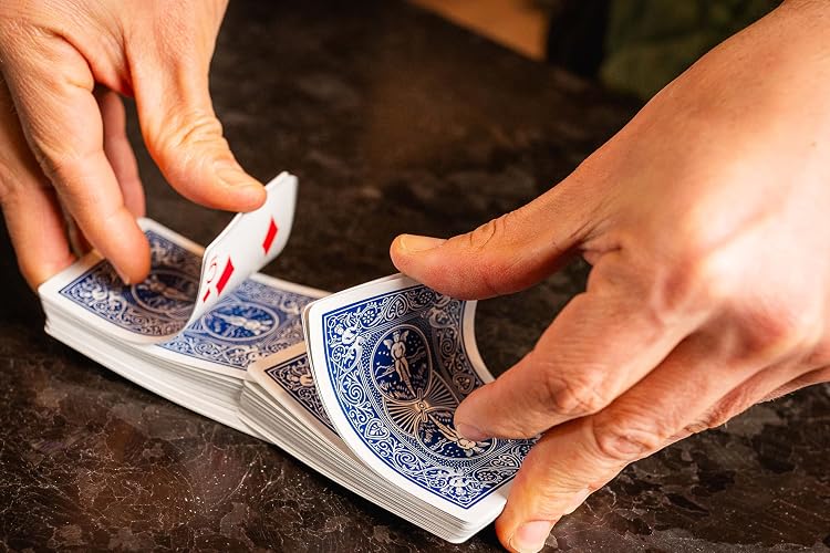 Bicycle Cartas de Juego estándar, tamaño de póquer, Paquete de 12