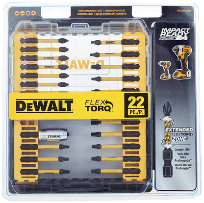 DEWALT FlexTorq Juego de Brocas de Impacto (DWA2FTS22IR)