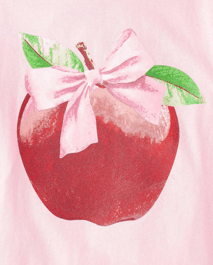 The Children's Place - Camisetas de Manga Corta para niñas, diseño gráfico de días Escolares, Paquetes múltiples, Paquete de 3 Paquetes de 3 Primeros días