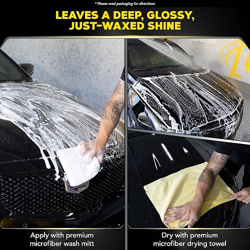 Meguiar's G17701 Ultimate Wash and Wax Lavado Autos Cera Limpia Protege pH Neutro 3.78L