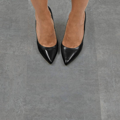 FloorPops - Azulejos de piso de Tundra gris para despegar y pegar, FP3326