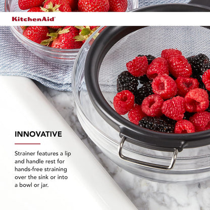KitchenAid KE161OHOBA - Colador clásico, 7 pulgadas