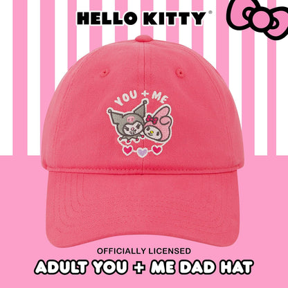 Hello Kitty Hat, Women's Adjustable Baseball Cap with Curved Brim