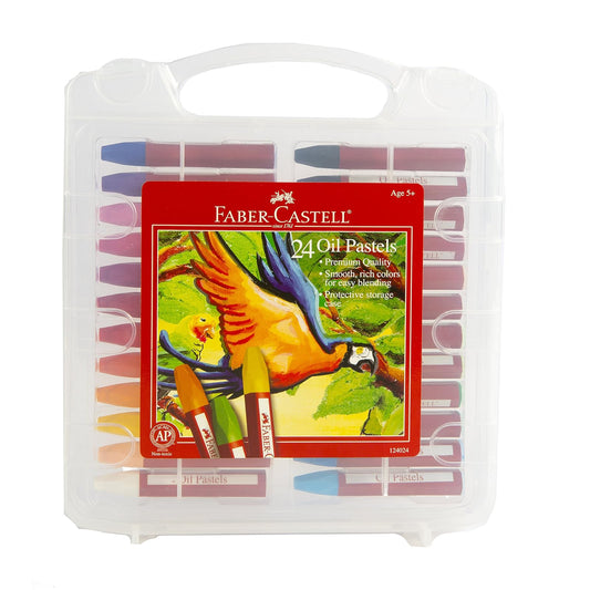 Faber-Castell 124024 24 Ct Oil Pastels Novelty