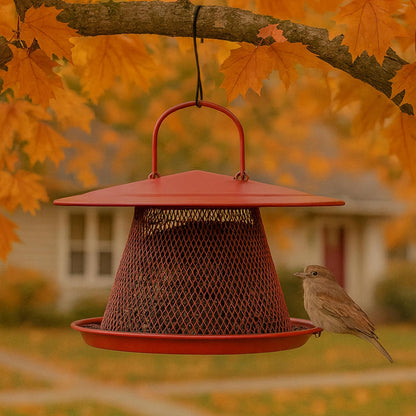 Perky-Pet C00322 - Comedero Cardenal Rojo para pájaros, Capacidad de alimentación de 2.5