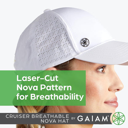 gaiam Hat - Cruiser Nova Cruiser - Gorro Nova Transpirable, Color Negro Mujer