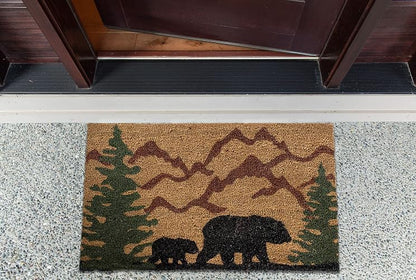 DII Animal Collection - Felpudo de Coco Natural, 17 x 29 Pulgadas, Bear Country