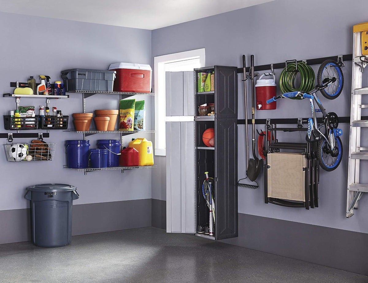 Rubbermaid Commercial Products – Caja BRUTE® con Tapa, Contenedor de Almacenamiento Hermético Apto para Alimentos con Certificación NSF, Capacidad de 75 L (20 Galones), Blanco FG9S3100WHT