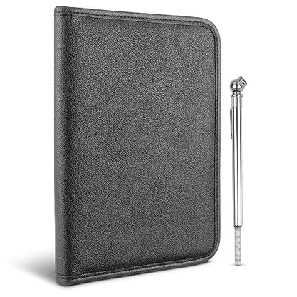 Samsill - Soporte para registro y seguro de automóvil, organizador de guantera Maunal del propietario, 7.25 x 10 pulgadas, soporte para documentos de automóvil, color negro