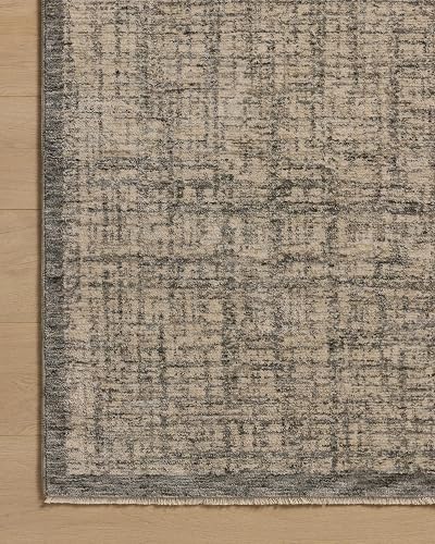 Loloi II Winston Collection WIT-01 Denim/Bone 3'-11" x 5'-7" Area Rug | WIT-01 Aprox. 4x6 azul sala de estar, comedor, recámara, alfombra de área