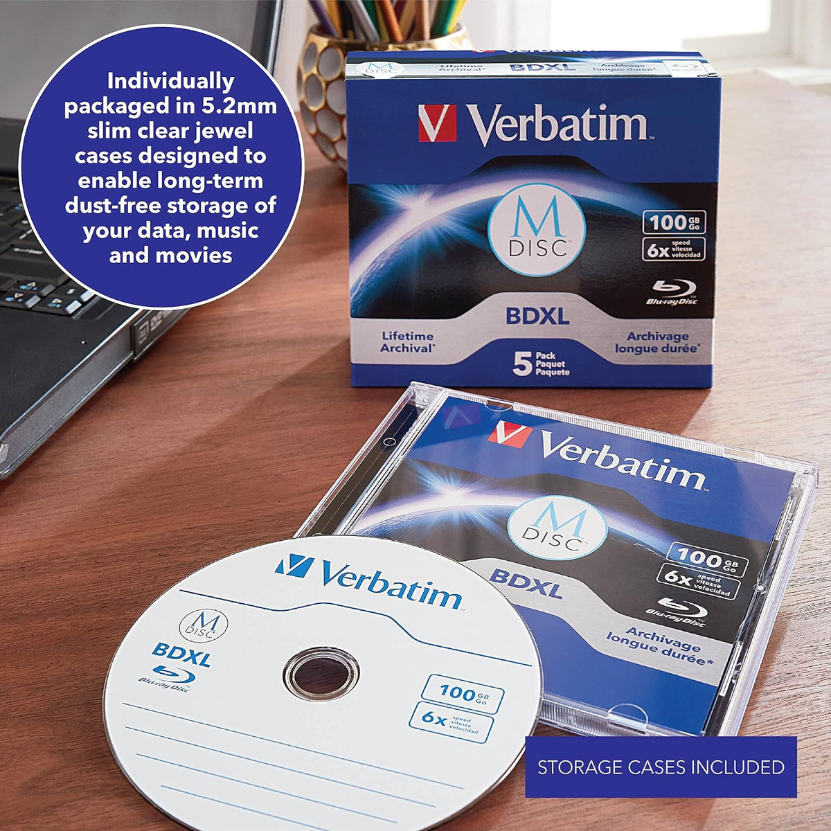 Verbatim 98913 BLU-Ray Recordable Media, 120mm