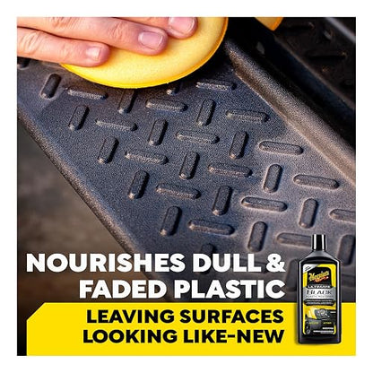 Meguiar's Restaurador de Plástico Negro G15816, 473 ml