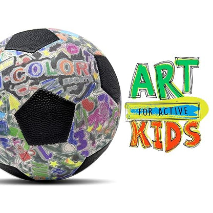Franklin Sports I-Color - Pelota Deportiva - Personaliza tu Propia Pelota, fútbol, o Pelota de fútbol