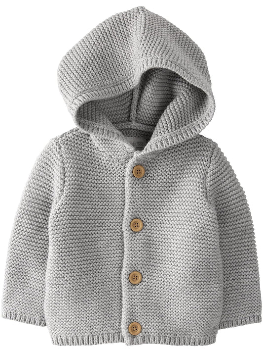 little planet by carter's Organic Cotton Signature Stitch Cardigan Cárdigan de Punto orgánico Unisex bebé