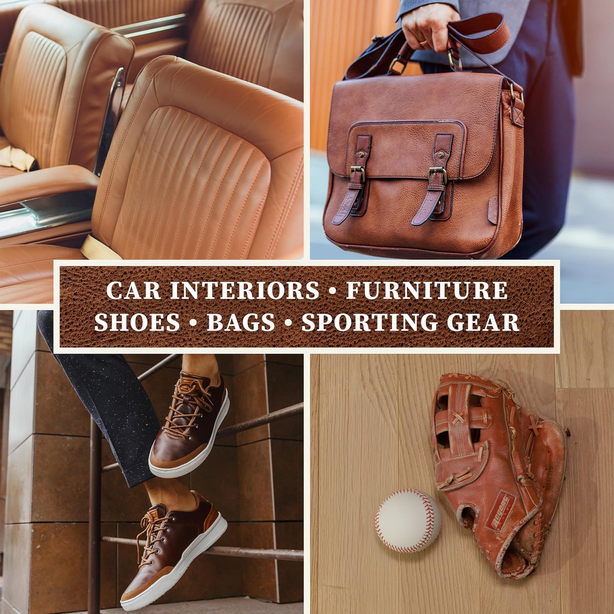 Lexol Limpiador para Cuero pH- 16.9 oz | Para uso en ropa de cuero, muebles, interiores de auto, zapatos, bolsos y accesorios