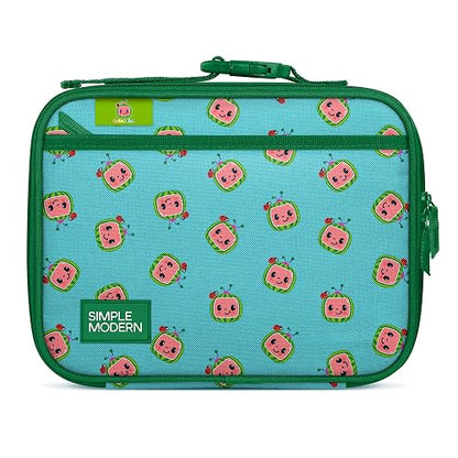 Simple Modern colección Hadley - Lonchera para niños, diseño de CoComelon, reutilizable, recipientes de comida con bolsillos exteriores e interiores, para la escuela, sandías CoComelon