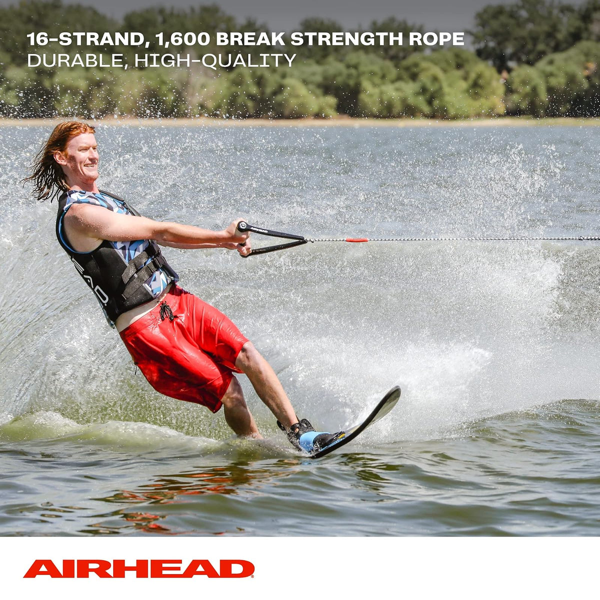 AIRHEAD Watersports AIRHEAD Water Ski Rope 4 Section 75'