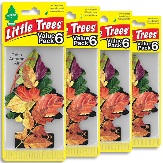 Little Trees - Ambientador para Automóvil, árbol Colgante Que Proporciona un Aroma Duradero para automóviles y hogares, Aire de otoño crujiente, 24 ambientadores