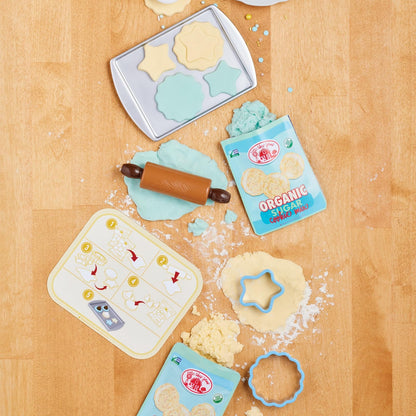 Little Tikes Creative Chefs Cookie Kit - con Arena Especial de Juego Make-It! Mix, 11 Accesorios, Juego de Panadería Realista para Niños y Niñas a Partir de 3 Años
