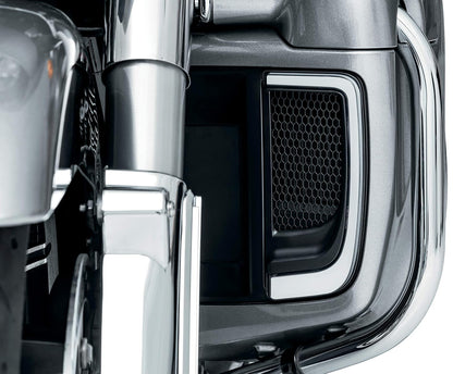 Kuryakyn Luces LED de Señal de Giro 5064 para Motocicletas Harley-Davidson 2014-2020, Negro Satinado, 1 Par