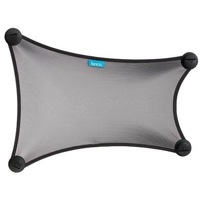 Munchkin Brica Stretch to Fit - Parasol para ventana de automóvil, ayuda a bloquear los rayos UVA/UVB, Negro, 1 Unidad (Paquete de 1)