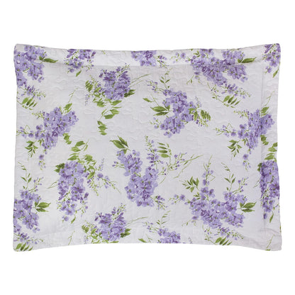 Laura Ashley - Juego de colcha Keighley 221050 Twin Lilac