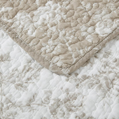 Laura Ashley - Juego de edredón Queen, Ropa de Cama de algodón Ligero con Fundas a Juego, decoración del hogar clásico Inspirada en Flores con Reverso sólido (Loveston Burnt Orange, Queen)