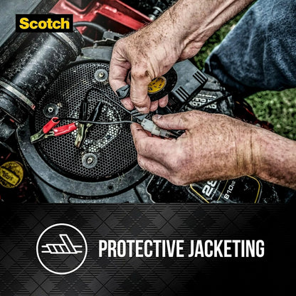 3M Scotch Cinta Eléctrica Super 33+, 1 Rollo, 18MM x 20M, 1 Caja c/ 10 Rollos