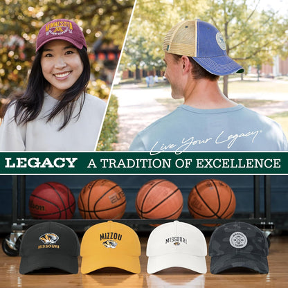 Legacy NCAA Officially Licensed Rope Hat, Lightweight Cap for Men & Women, Caddy, One Size Fits Most, Snapback Closure