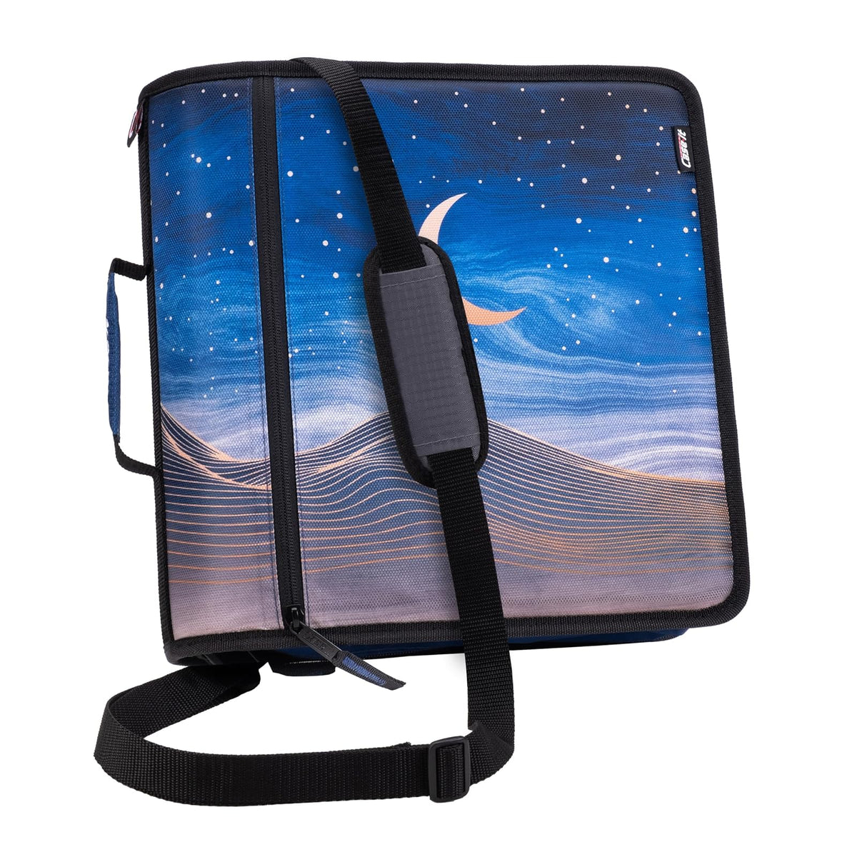 Case-it Mighty Carpeta Escolar 3 Pulgadas, 5 Materias, 600 Hojas - C Desert Night - 1 paquete