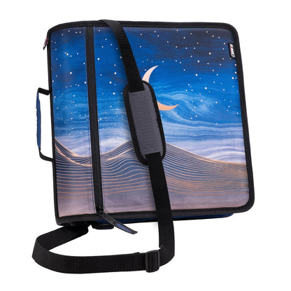 Case-it Mighty Carpeta Escolar 3 Pulgadas, 5 Materias, 600 Hojas - C Desert Night - 1 paquete