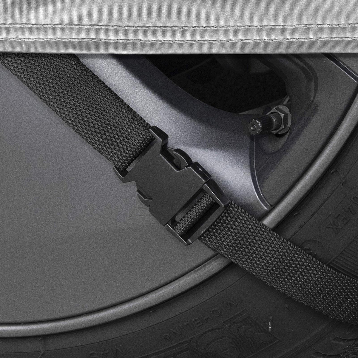 Motor Trend SafeKeeper - Funda de Automóvil Resistente Impermeable para Todo Tipo de Clima, Cubierta de Automóvil de Revestimiento múltiple para Nieve, Lluvia, Sol, protección UV, Cubierta Exterior Completa